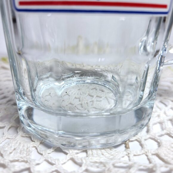 Vintage Original Moritz Icy Squares Promotional Glass Beer Mug Rare - Picture 7 of 8